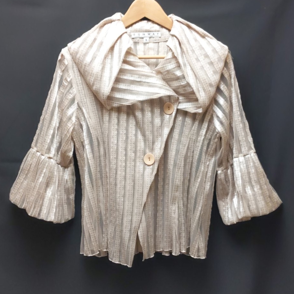 💥 SALE Sheer cream swing jacket